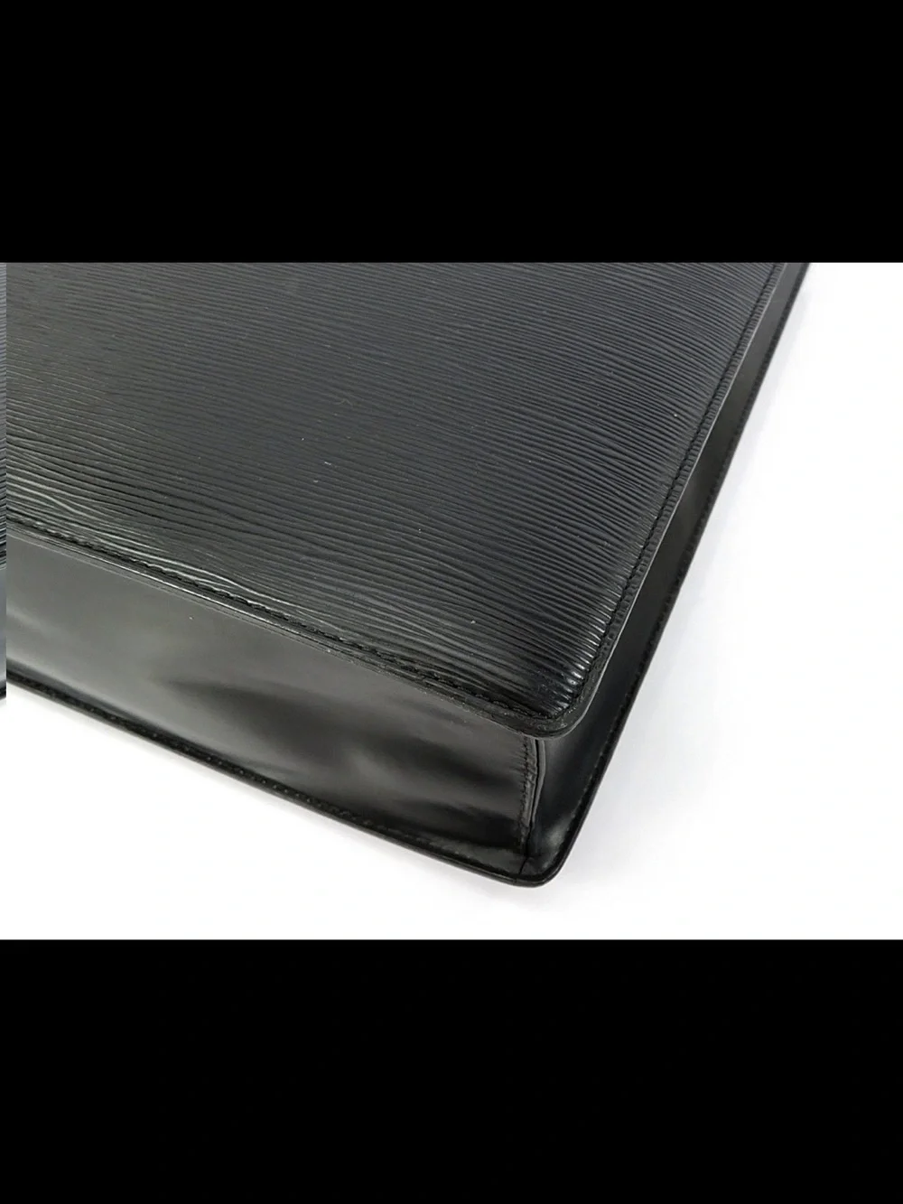 Louis Vuitton Black Epi Leather Vertical Tote